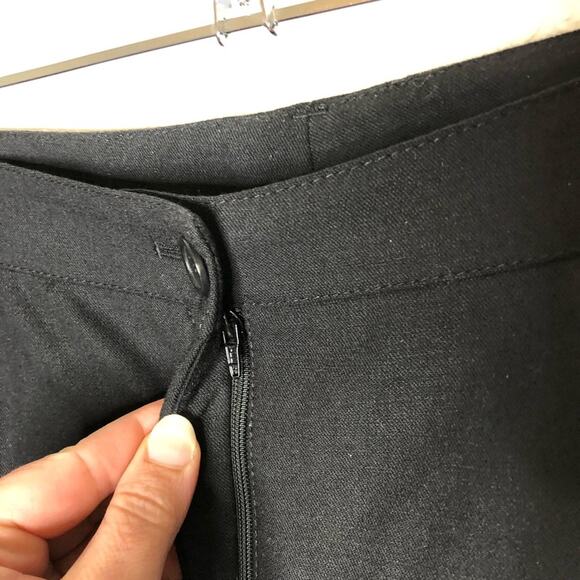 Akris Punto black wool blend trouser pants size US 8 - Picture 5 of 16